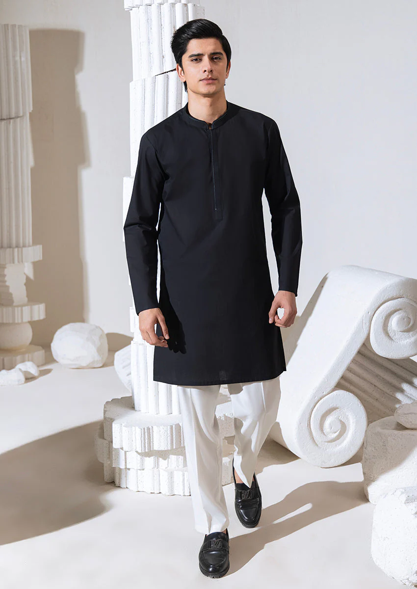 BLACK-BLENDED-KURTA - (M25KUS1005) (CB) NJ (M53) NY(F4) - Image 4