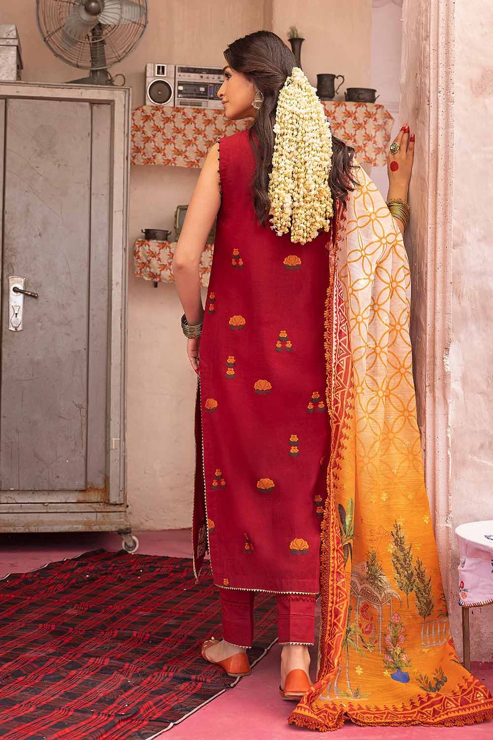 Gul Ahmed Stitched Festive 3 Piece FE#32035 J (ext 2) - Image 4