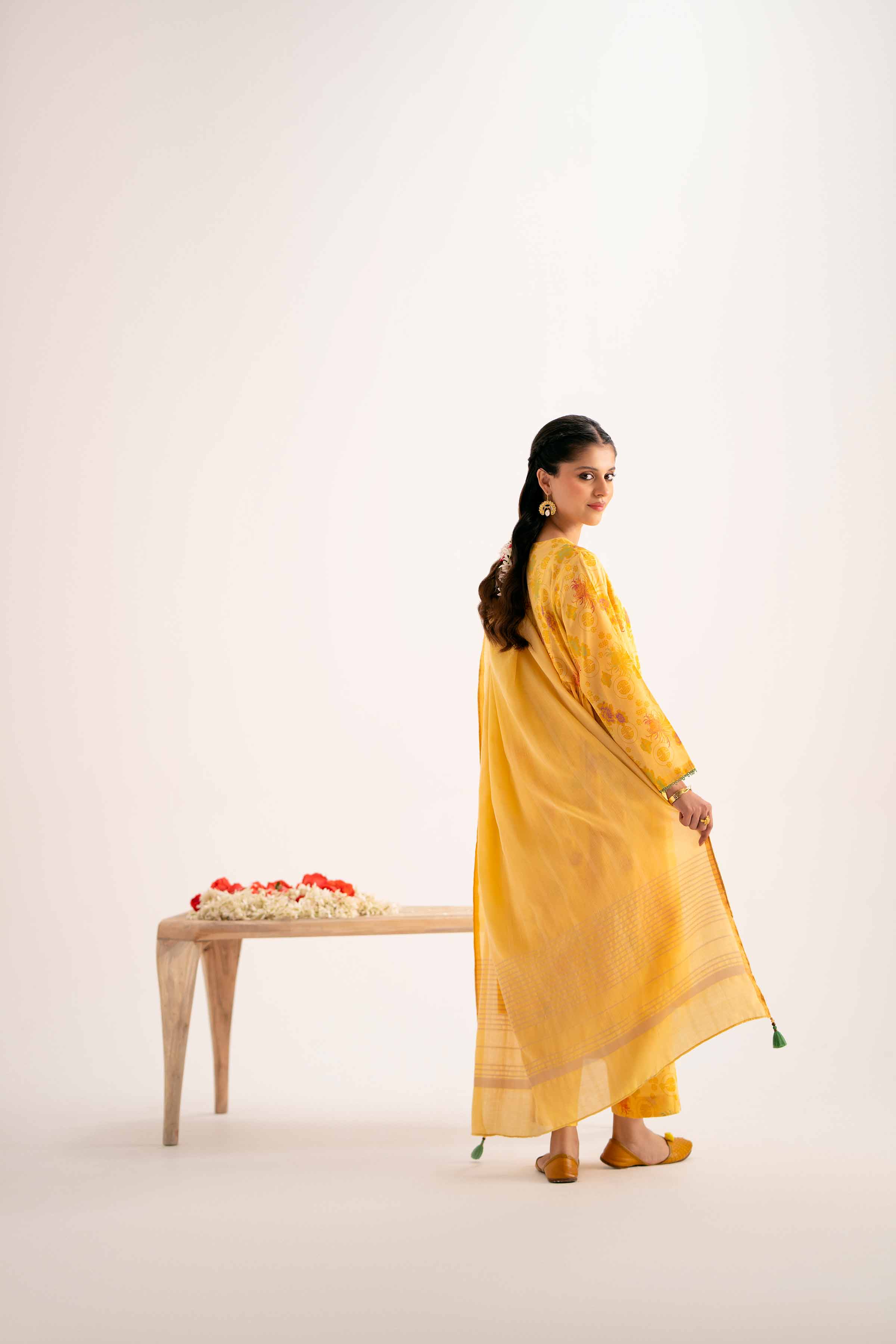 Nishat Linen Stitched Lawn 3 Piece 1216 J(ext 2) - Image 3