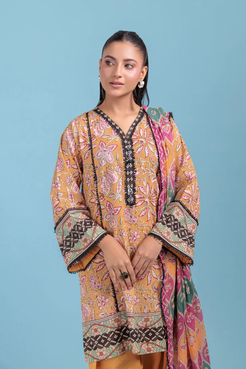 Ochre-Cambric-3 Piece (WPS25P3094) - Image 3