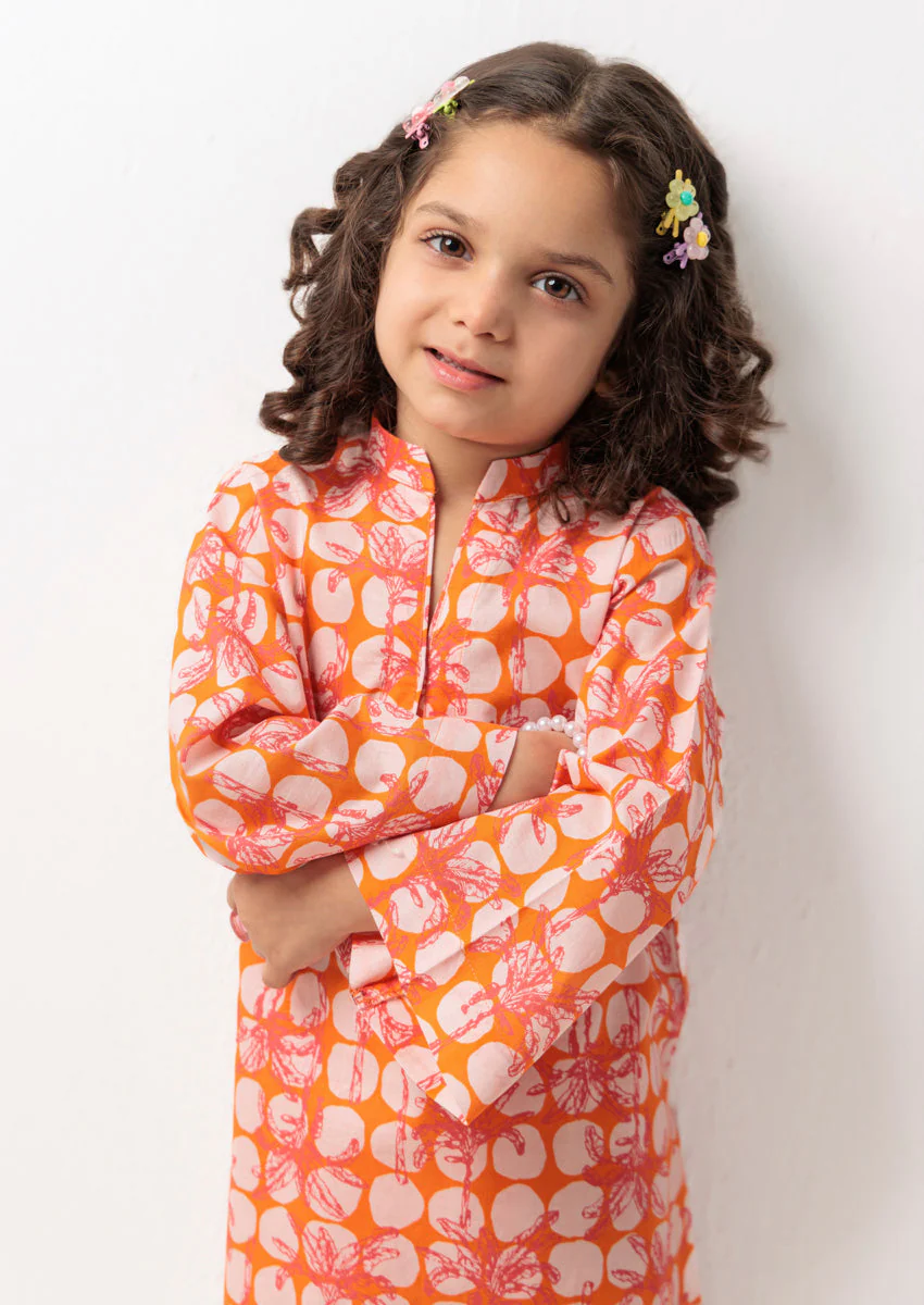 Orange-Cambric-2 Piece (GPS25P2049) - Image 3