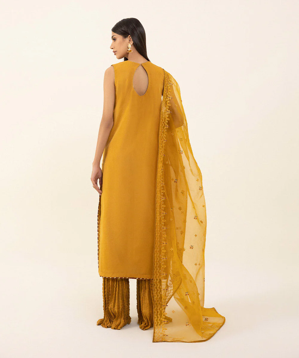 Sapphire Stitched 2 Piece Chiffon U3FE-LX24V0-7 - Image 4